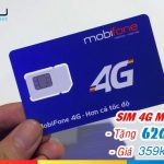 Sim 4G Mobifone ưu đãi 62GB/tháng lướt web tẹt ga, xem phim tốc độ cao