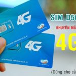 Sim 4G Viettel D500 ưu đãi 4GB mỗi tháng trọn gói 12 tháng lướt nét thả phanh